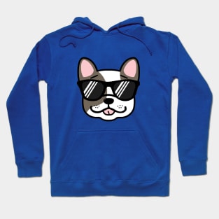 Frenchie Funny French Bulldog in Sunglasses Hoodie